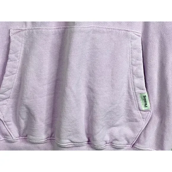 The Pleasing Signature Dyed Hoodie‎ in Candied Violet Large